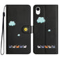 Cartoon Cats Leather Phone Case, For iPhone 11, For iPhone 11 Pro, For iPhone XS / X, For iPhone XR