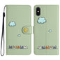 Cartoon Cats Leather Phone Case, For iPhone XS Max, For iPhone 8 Plus / 7 Plus