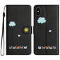 Cartoon Cats Leather Phone Case, For iPhone XS Max, For iPhone 8 Plus / 7 Plus