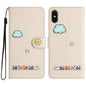 Cartoon Cats Leather Phone Case, For iPhone XS Max, For iPhone 8 Plus / 7 Plus