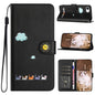 Cartoon Cats Leather Phone Case, For iPhone 17e / 16e, For iPhone 15 Pro Max, For iPhone 15 Pro, For iPhone 15 Plus