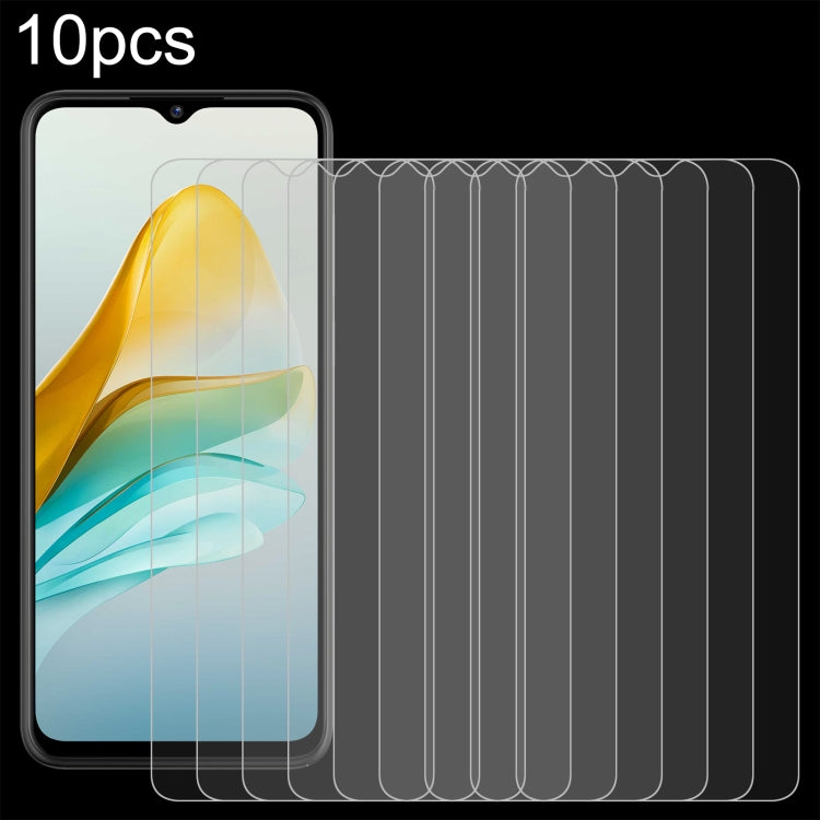 10pcs 0.26mm 9H 2.5D Tempered Glass Film, For ZTE nubia Neo 2, For ZTE nubia Music, For ZTE Blade V40 Smart, For ZTE Axon 50 Lite, For ZTE Blade V41 Vita, For ZTE Blade A34, For ZTE Libero 5G IV, For ZTE Blade V50 5G, For ZTE Blade A54                 ...