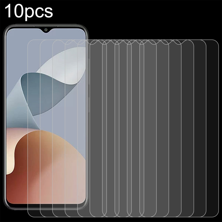 10pcs 0.26mm 9H 2.5D Tempered Glass Film, Series 1