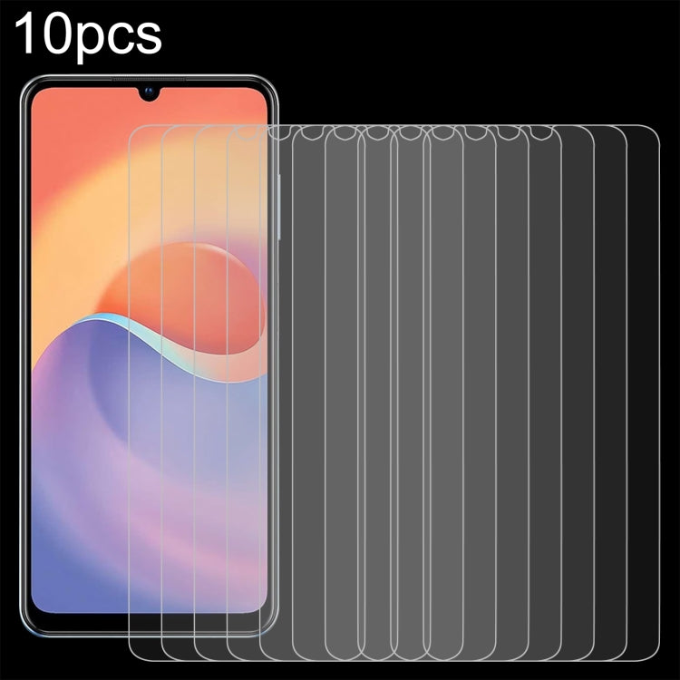 10pcs 0.26mm 9H 2.5D Tempered Glass Film, Series 1