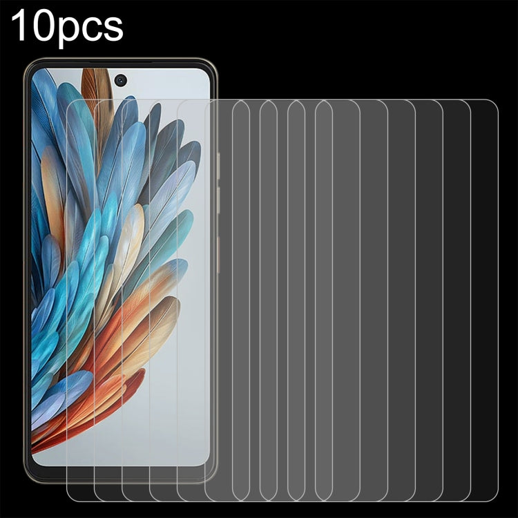 10pcs 0.26mm 9H 2.5D Tempered Glass Film, For ZTE nubia Neo 2, For ZTE nubia Music, For ZTE Blade V40 Smart, For ZTE Axon 50 Lite, For ZTE Blade V41 Vita, For ZTE Blade A34, For ZTE Libero 5G IV, For ZTE Blade V50 5G, For ZTE Blade A54                 ...