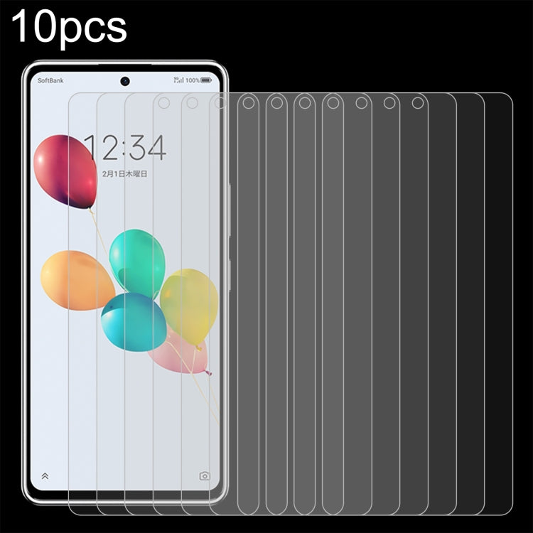 10pcs 0.26mm 9H 2.5D Tempered Glass Film, Series 1