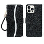 Glitter Powder Filp Leather Phone Case, For iPhone 16, For iPhone 15 Pro Max, For iPhone 15 Pro, For iPhone 15 Plus