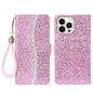 Glitter Powder Filp Leather Phone Case, For iPhone 16, For iPhone 15 Pro Max, For iPhone 15 Pro, For iPhone 15 Plus