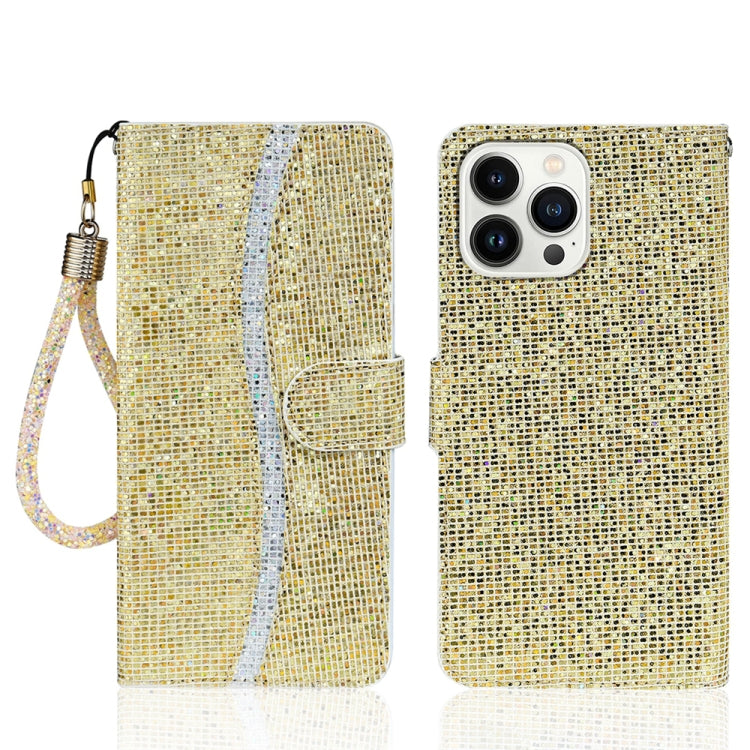 Glitter Powder Filp Leather Phone Case, For iPhone 16, For iPhone 15 Pro Max, For iPhone 15 Pro, For iPhone 15 Plus