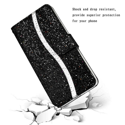 Glitter Powder Filp Leather Phone Case, For iPhone 17e / 16e, For iPhone 17 Pro Max, For iPhone 17 Pro, For iPhone 17