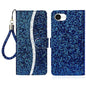 Glitter Powder Filp Leather Phone Case, For iPhone 18 Pro / 17 Pro, For iPhone 18 Pro Max / 17 Pro Max, For iPhone 17e / 16e, For iPhone 17