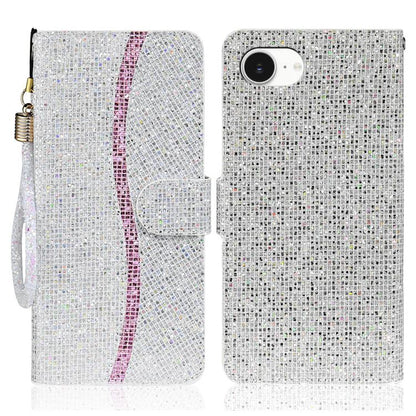Glitter Powder Filp Leather Phone Case, For iPhone 18 Pro / 17 Pro, For iPhone 18 Pro Max / 17 Pro Max, For iPhone 17e / 16e, For iPhone 17