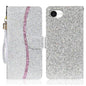 Glitter Powder Filp Leather Phone Case, For iPhone 18 Pro / 17 Pro, For iPhone 18 Pro Max / 17 Pro Max, For iPhone 17e / 16e, For iPhone 17