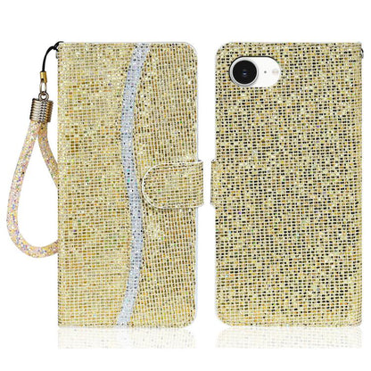 Glitter Powder Filp Leather Phone Case, For iPhone 18 Pro / 17 Pro, For iPhone 18 Pro Max / 17 Pro Max, For iPhone 17e / 16e, For iPhone 17