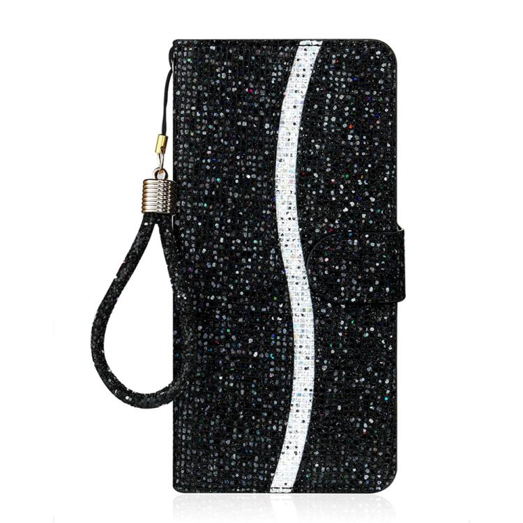 Glitter Powder Filp Leather Phone Case, For iPhone 18 Pro / 17 Pro, For iPhone 18 Pro Max / 17 Pro Max, For iPhone 17e / 16e, For iPhone 17