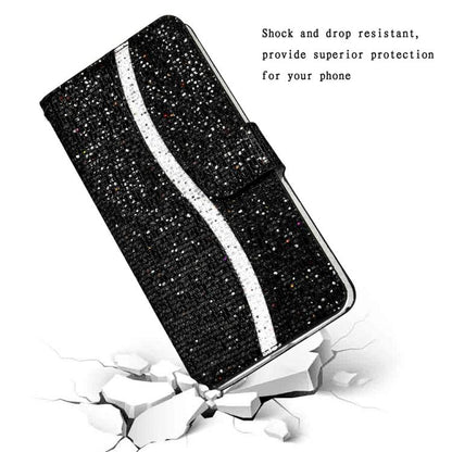 Glitter Powder Filp Leather Phone Case, For iPhone 18 Pro / 17 Pro, For iPhone 18 Pro Max / 17 Pro Max, For iPhone 17e / 16e, For iPhone 17
