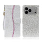 Glitter Powder Filp Leather Phone Case, For iPhone 18 Pro / 17 Pro, For iPhone 18 Pro Max / 17 Pro Max, For iPhone 17e / 16e, For iPhone 17
