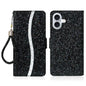 Glitter Powder Filp Leather Phone Case, For iPhone 18 Pro / 17 Pro, For iPhone 18 Pro Max / 17 Pro Max, For iPhone 17e / 16e, For iPhone 17