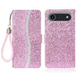 Glitter Powder Filp Leather Phone Case, For iPhone Air, For iPhone 16 Pro Max, For iPhone 16 Pro, For iPhone 16 Plus