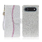 Glitter Powder Filp Leather Phone Case, For iPhone Air, For iPhone 16 Pro Max, For iPhone 16 Pro, For iPhone 16 Plus