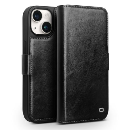 QIALINO Classic 103 Buckle Genuine Leather Phone Case, For iPhone 18 Pro, For iPhone 18 Pro Max, For iPhone 17e / 16e, For iPhone 17 Pro Max, For iPhone 17 Pro, For iPhone 17, For iPhone Air, For iPhone 15 Pro Max, For iPhone 15 Plus
