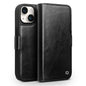 QIALINO Classic 103 Buckle Genuine Leather Phone Case, For iPhone 18 Pro, For iPhone 18 Pro Max, For iPhone 17e / 16e, For iPhone 17 Pro Max, For iPhone 17 Pro, For iPhone 17, For iPhone Air, For iPhone 15 Pro Max, For iPhone 15 Plus