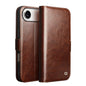 QIALINO Classic 103 Buckle Genuine Leather Phone Case, For iPhone 18 Pro, For iPhone 18 Pro Max, For iPhone 17e / 16e, For iPhone 17 Pro Max, For iPhone 17 Pro, For iPhone 17, For iPhone Air, For iPhone 15 Pro Max, For iPhone 15 Plus