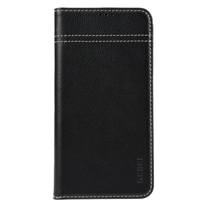 GEBEI Top-grain Horizontal Flip Leather Phone Case