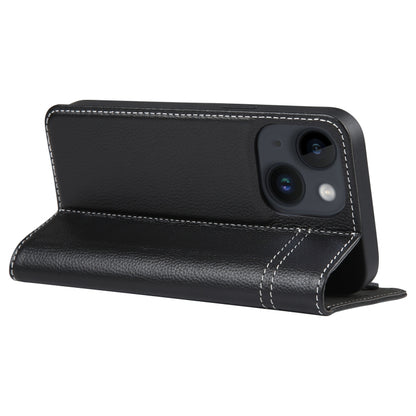 GEBEI Top-grain Horizontal Flip Leather Phone Case