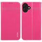 GEBEI Top-grain Horizontal Flip Leather Phone Case, For iPhone 16 Pro, For iPhone 16 Plus, For iPhone 16, For iPhone 15 Pro Max, For iPhone 15 Pro, For iPhone 15 Plus