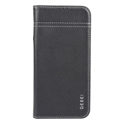 GEBEI Top-grain Horizontal Flip Leather Phone Case, For iPhone 16 Pro, For iPhone 16 Plus, For iPhone 16, For iPhone 15 Pro Max, For iPhone 15 Pro, For iPhone 15 Plus