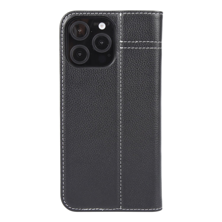 GEBEI Top-grain Horizontal Flip Leather Phone Case, For iPhone 16 Pro, For iPhone 16 Plus, For iPhone 16, For iPhone 15 Pro Max, For iPhone 15 Pro, For iPhone 15 Plus