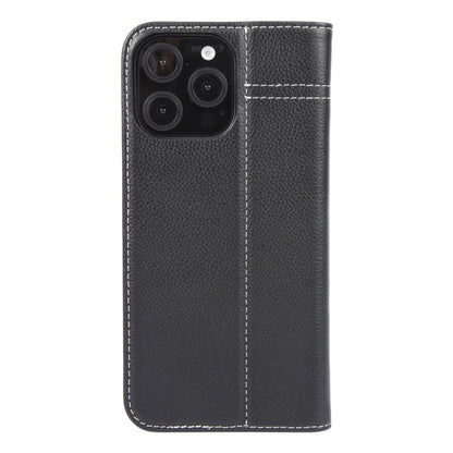 GEBEI Top-grain Horizontal Flip Leather Phone Case, For iPhone 16 Pro, For iPhone 16 Plus, For iPhone 16, For iPhone 15 Pro Max, For iPhone 15 Pro, For iPhone 15 Plus