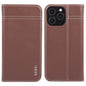 GEBEI Top-grain Horizontal Flip Leather Phone Case, For iPhone 16 Pro, For iPhone 16 Plus, For iPhone 16, For iPhone 15 Pro Max, For iPhone 15 Pro, For iPhone 15 Plus