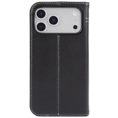 GEBEI Top-grain Horizontal Flip Leather Phone Case, For iPhone 18 Pro / 17 Pro, For iPhone 18 Pro Max / 17 Pro Max, For iPhone 17e / 16e, For iPhone 17, For iPhone Air, For iPhone 16 Pro Max