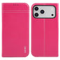 GEBEI Top-grain Horizontal Flip Leather Phone Case, For iPhone 18 Pro / 17 Pro, For iPhone 18 Pro Max / 17 Pro Max, For iPhone 17e / 16e, For iPhone 17, For iPhone Air, For iPhone 16 Pro Max
