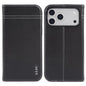 GEBEI Top-grain Horizontal Flip Leather Phone Case, For iPhone 18 Pro / 17 Pro, For iPhone 18 Pro Max / 17 Pro Max, For iPhone 17e / 16e, For iPhone 17, For iPhone Air, For iPhone 16 Pro Max