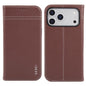 GEBEI Top-grain Horizontal Flip Leather Phone Case, For iPhone 18 Pro / 17 Pro, For iPhone 18 Pro Max / 17 Pro Max, For iPhone 17e / 16e, For iPhone 17, For iPhone Air, For iPhone 16 Pro Max