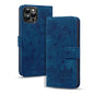 Cartoon Sakura Cat Embossed Leather Phone Case, For iPhone Air, For iPhone 16 Pro Max, For iPhone 16 Pro, For iPhone 16 Plus