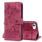Cartoon Sakura Cat Embossed Leather Phone Case, For iPhone 18 Pro / 17 Pro, For iPhone 18 Pro Max / 17 Pro Max, For iPhone 17e / 16e, For iPhone 17