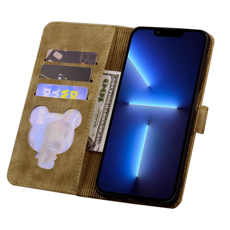 Cartoon Sakura Cat Embossed Leather Phone Case, For iPhone 18 Pro / 17 Pro, For iPhone 18 Pro Max / 17 Pro Max, For iPhone 17e / 16e, For iPhone 17