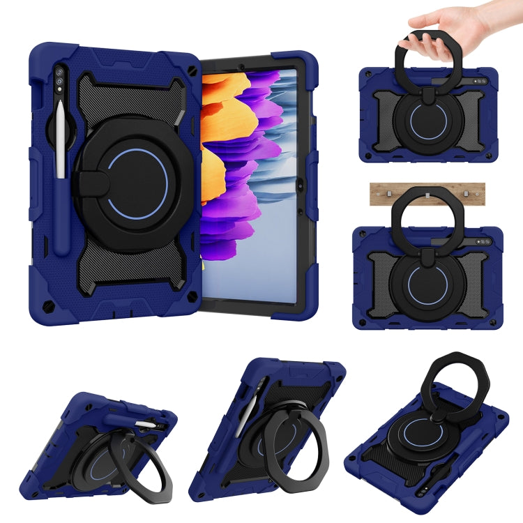 Armor Portable Rotating Ring Holder Silicone Tablet Case, For Samsung Galaxy Tab A11+ / A9+, For Samsung Galaxy Tab A11 / A9, For Samsung Galaxy Tab S10 Lite / S10 FE, For Samsung Galaxy Tab S11 Ultra