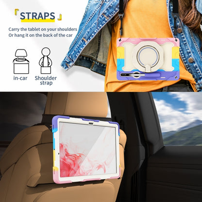 Armor Portable Rotating Ring Holder Silicone Tablet Case