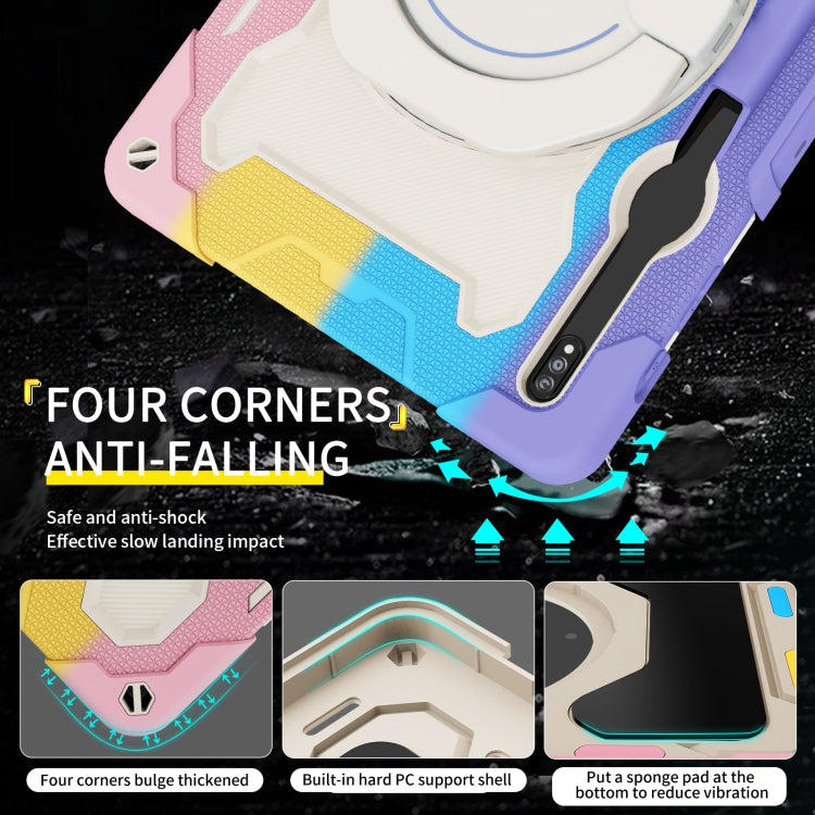 Armor Portable Rotating Ring Holder Silicone Tablet Case