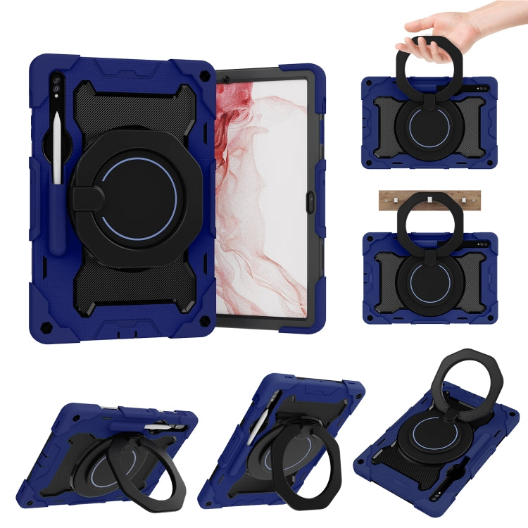 Armor Portable Rotating Ring Holder Silicone Tablet Case