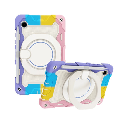 Armor Portable Rotating Ring Holder Silicone Tablet Case, For Samsung Galaxy Tab A11+ / A9+, For Samsung Galaxy Tab A11 / A9, For Samsung Galaxy Tab S10 Lite / S10 FE, For Samsung Galaxy Tab S11 Ultra