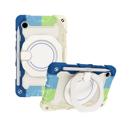 Armor Portable Rotating Ring Holder Silicone Tablet Case, For Samsung Galaxy Tab A11+ / A9+, For Samsung Galaxy Tab A11 / A9, For Samsung Galaxy Tab S10 Lite / S10 FE, For Samsung Galaxy Tab S11 Ultra
