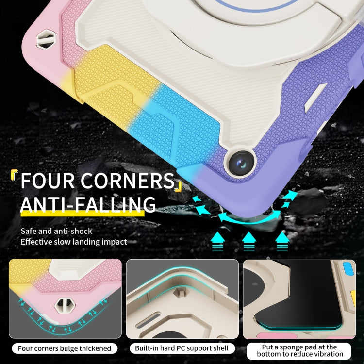 Armor Portable Rotating Ring Holder Silicone Tablet Case, For Samsung Galaxy Tab A11+ / A9+, For Samsung Galaxy Tab A11 / A9, For Samsung Galaxy Tab S10 Lite / S10 FE, For Samsung Galaxy Tab S11 Ultra
