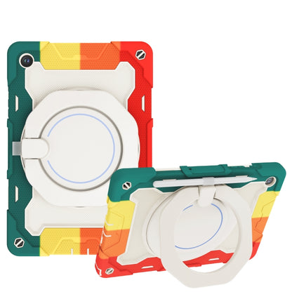 Armor Portable Rotating Ring Holder Silicone Tablet Case, For Samsung Galaxy Tab A11+ / A9+, For Samsung Galaxy Tab A11 / A9, For Samsung Galaxy Tab S10 Lite / S10 FE, For Samsung Galaxy Tab S11 Ultra