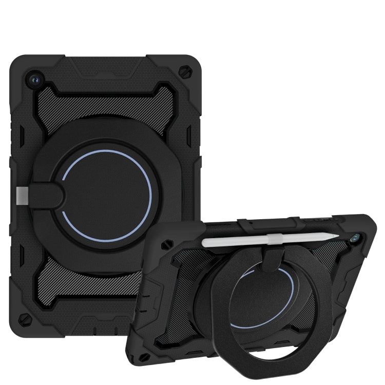 Armor Portable Rotating Ring Holder Silicone Tablet Case, For Samsung Galaxy Tab A11+ / A9+, For Samsung Galaxy Tab A11 / A9, For Samsung Galaxy Tab S10 Lite / S10 FE, For Samsung Galaxy Tab S11 Ultra